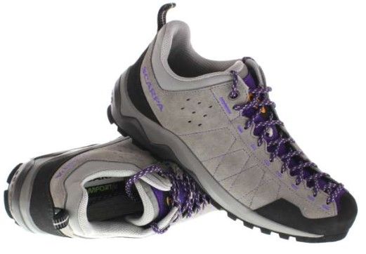 Buty trekkingowe podejściowe Scarpa Vitamin szaro fioletowa