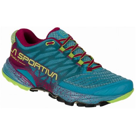 Buty trailowe do biegania La Sportiva Akasha II W'S topaz/red plum