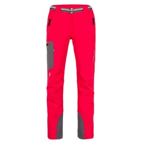 Spodnie trekkingowe damskie MILO Vino Lady red/grey