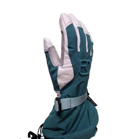 Rękawice narciarskie ORTOVOX Merino Freeride Glove W biało turkusowe