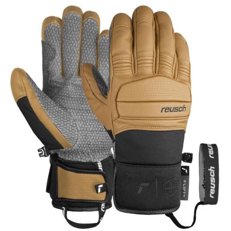Rękawice narciarskie Reusch Henrik Kristoffersen camel/black