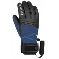 Rękawice narciarskie Reusch Beatrix RTEX XT black/blue flowers