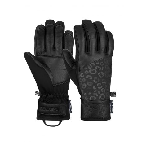 Rękawice narciarskie Reusch Beatrix RTEX XT black/blue flowers