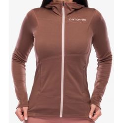 Bluza damska ORTOVOX Fleece Light Hoody W chestnut