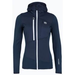 Bluza damska ORTOVOX Fleece Grid Hoody W deep ocean