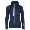 Bluza damska ORTOVOX Fleece Grid Hoody W deep ocean