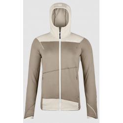 Bluza damska ORTOVOX Fleece Light Hoody W grey sand