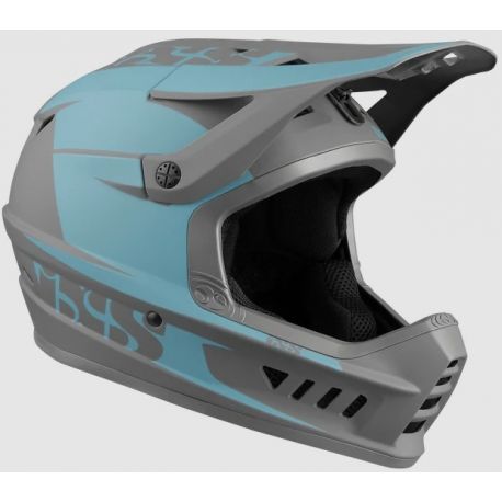Kask rowerowy fullface downhill iXS Xact Evo lime graphite