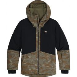 Kurtka narciarska męska Outdoor Research Snowcrew Down Black/Ranger Green M