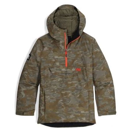 Kurtka snowboardowa męska Outdoor Research Snowcrew Anorak Ranger Green Camo M